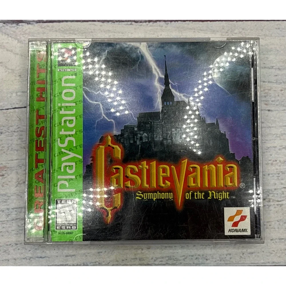 Castlevania: Symphony of the Night PlayStation 1, 1997 Greatest Hits CIB Tested
